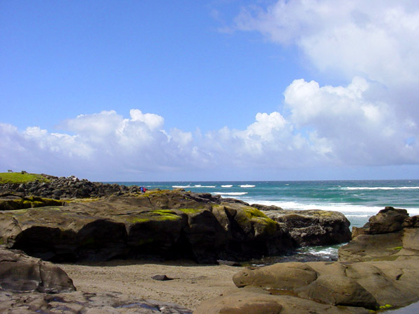 Rocks an' Clouds an' Ocean