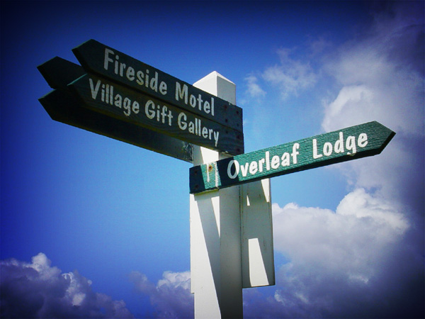 Overleaf Lodge Signs