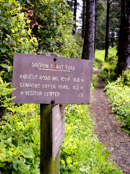 Oregon Coast Trail Sign