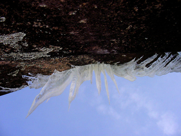 Icicles in the BWCA near Ely, MN