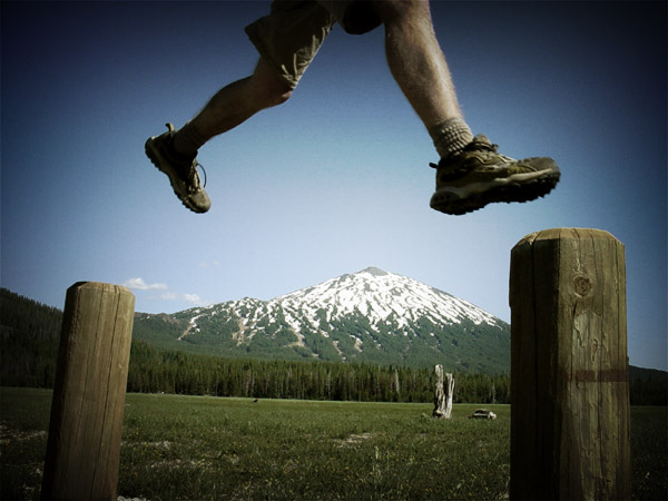 Happy Feet at Mount Bachelor near Bend, Oregon