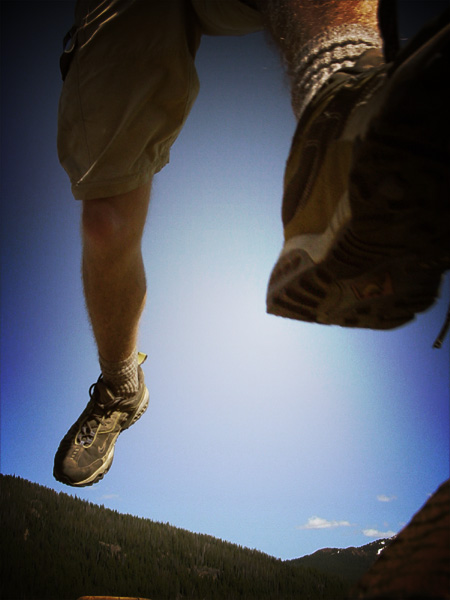 Happy Feet in the Cascade Mountains near Bend, Oregon