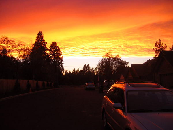 Sunset from Rolen in Bend, Oregon