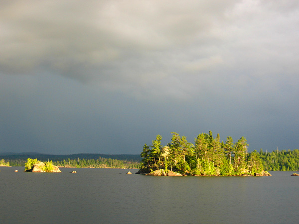 Islands in Seagull Lake, Minnesota