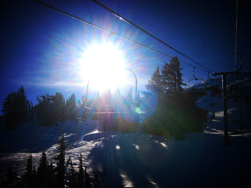 The View From Rainbow Chair: Mount Bachelor, Oregon